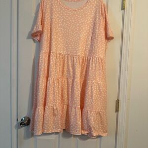 Boutique Pink Polka Dot Dress